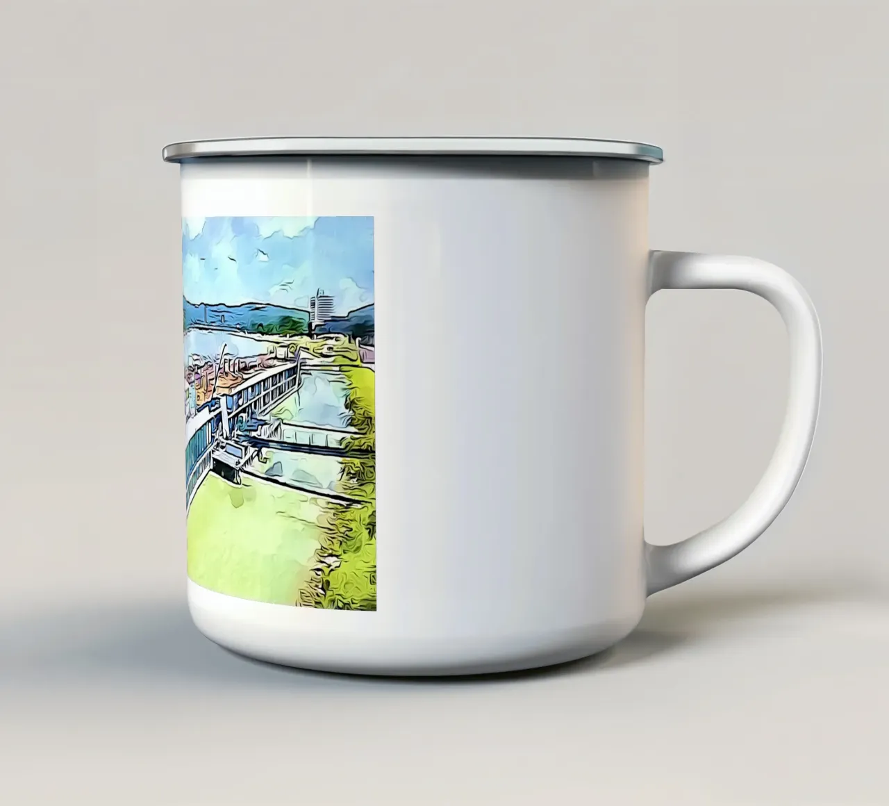 Linz, Motiv 2 tazza in smalto da ZAMART