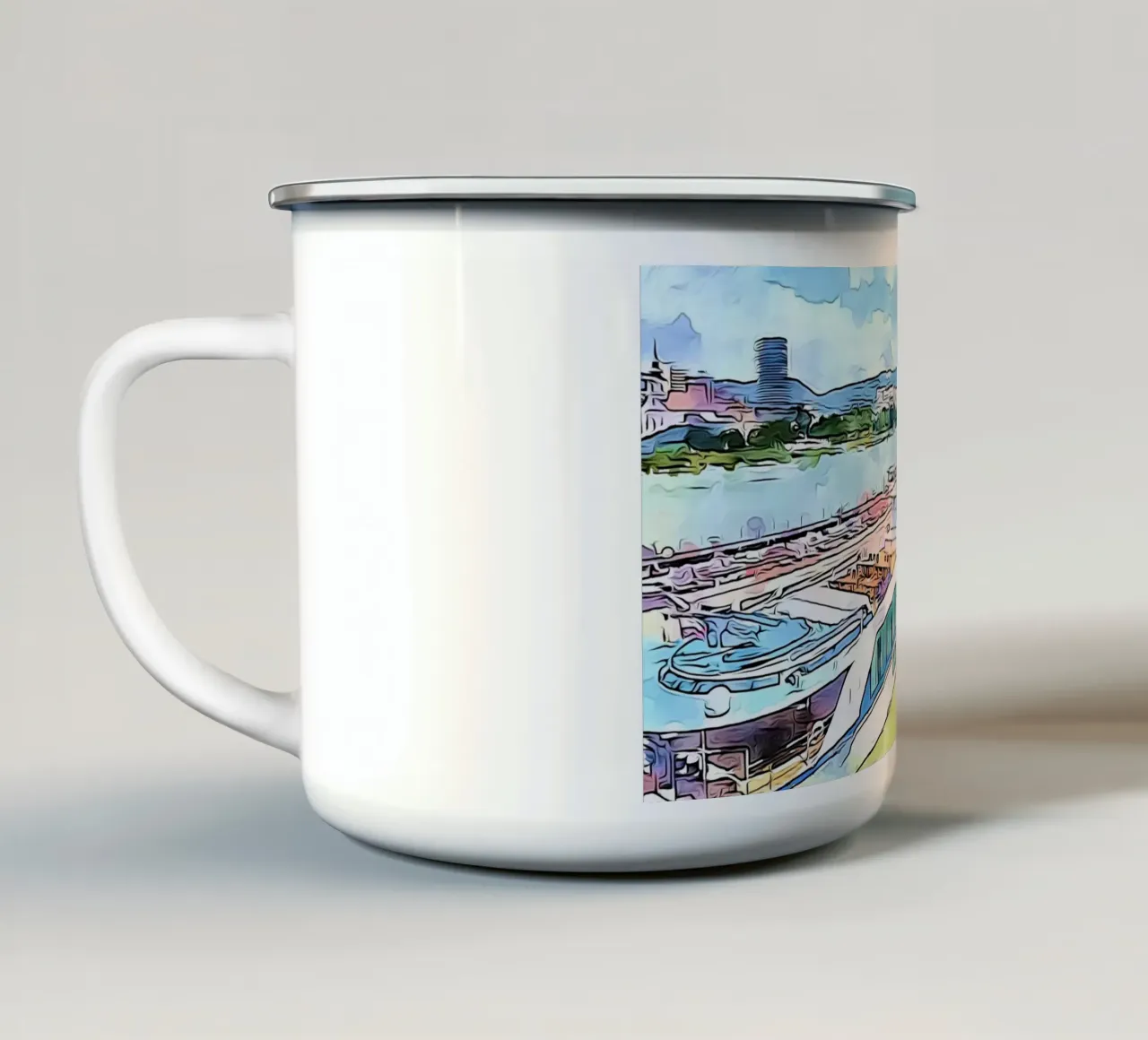 Linz, Motiv 2 tazza in smalto da ZAMART