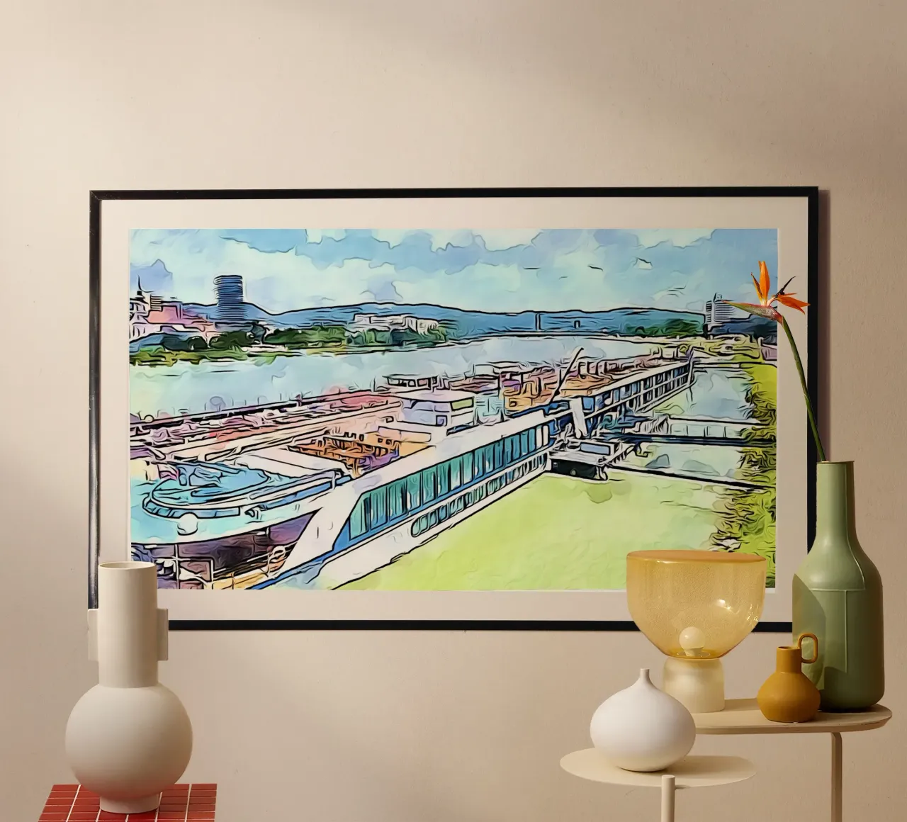 Linz, Motiv 2 carta hahnemühle da ZAMART