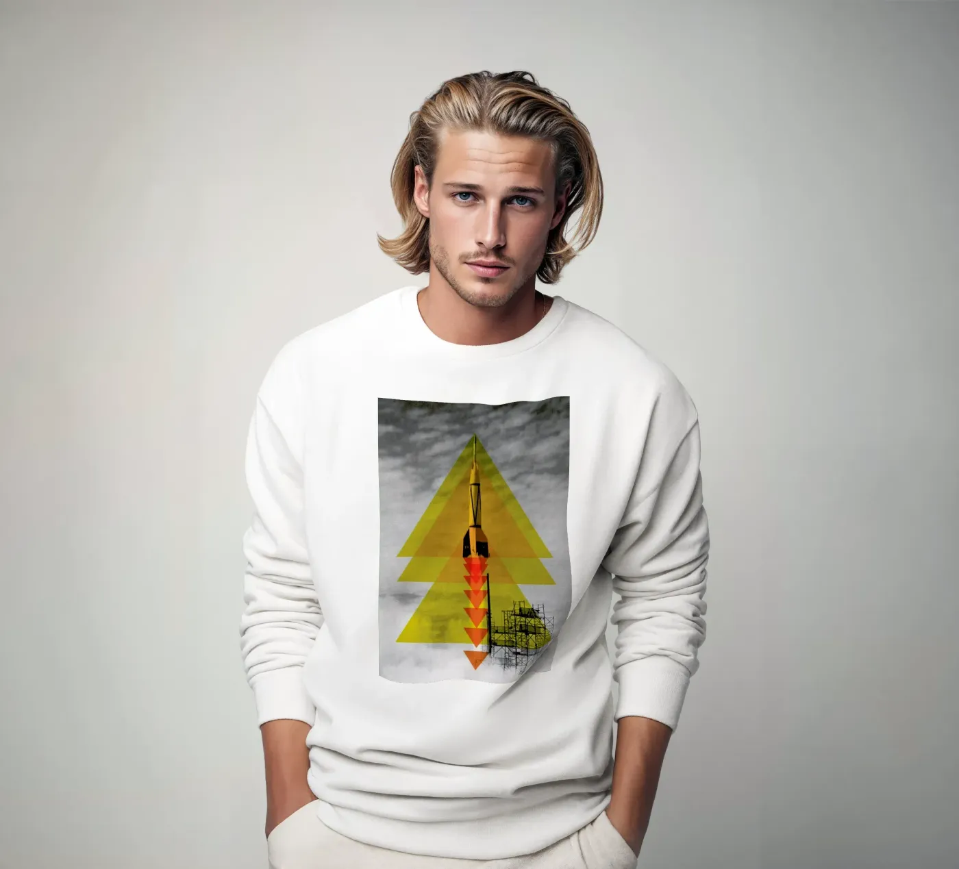 Rocket poster felpa da Matěj Kašpar Jirásek