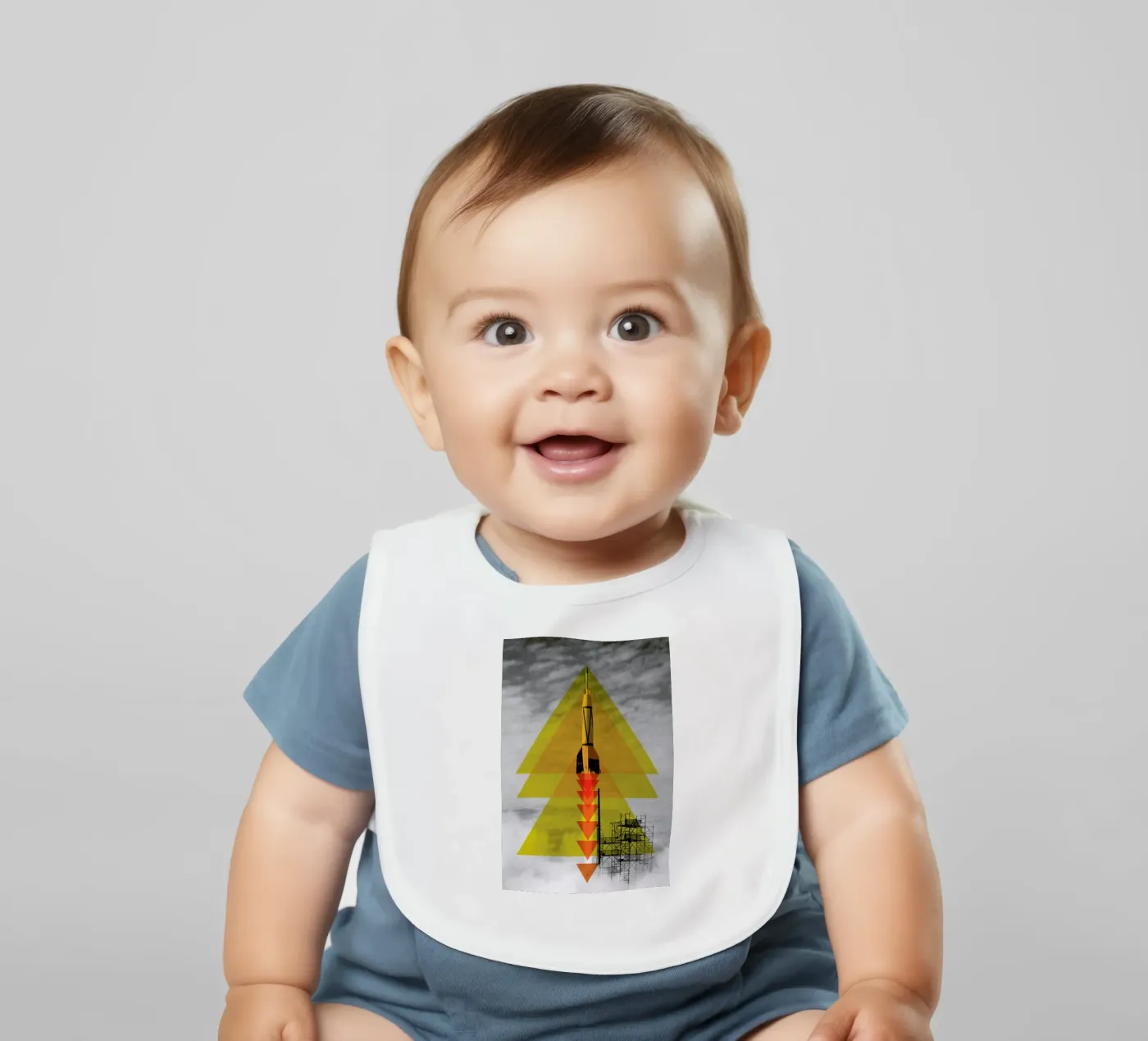 Rocket poster Babylätzchen von Matěj Kašpar Jirásek