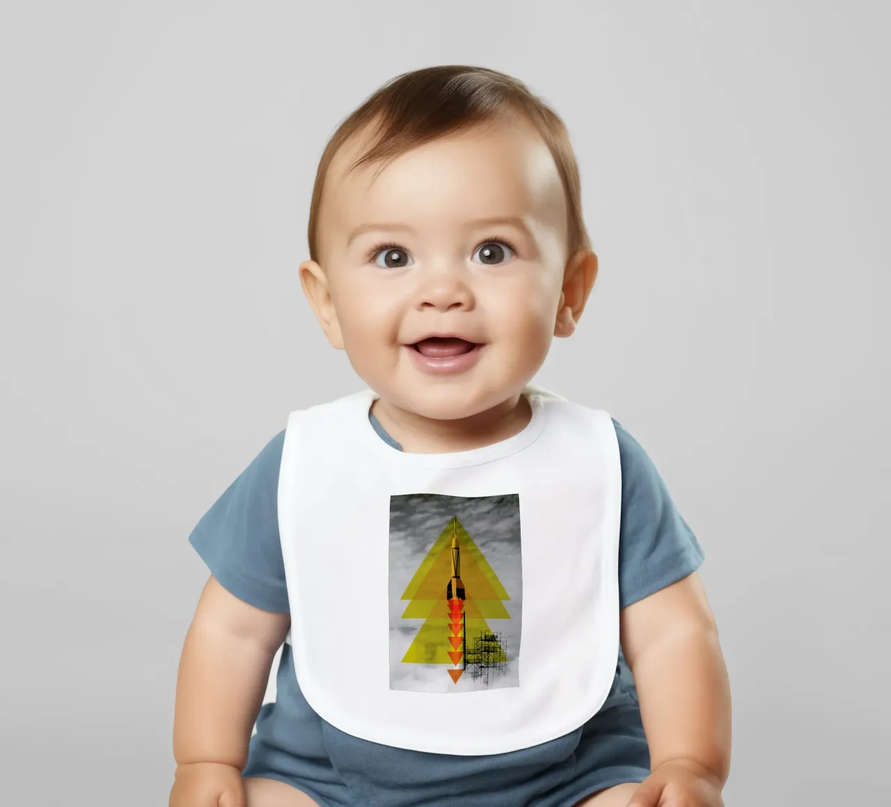 Rocket poster Babylätzchen von Matěj Kašpar Jirásek