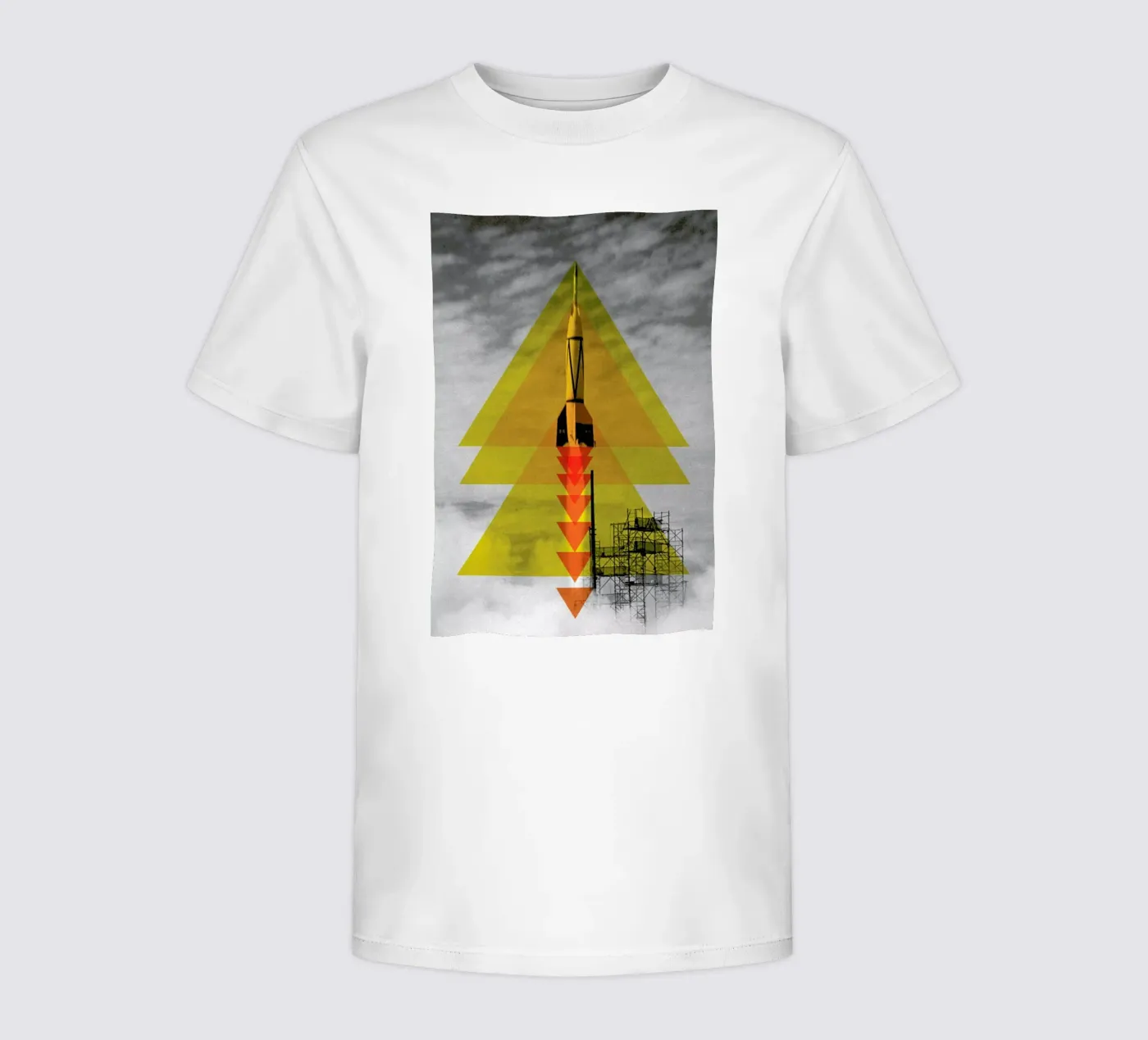 Rocket poster kinder t-shirt van Matěj Kašpar Jirásek