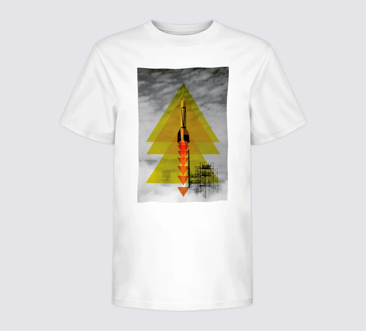 Rocket poster t-shirt bambini da Matěj Kašpar Jirásek