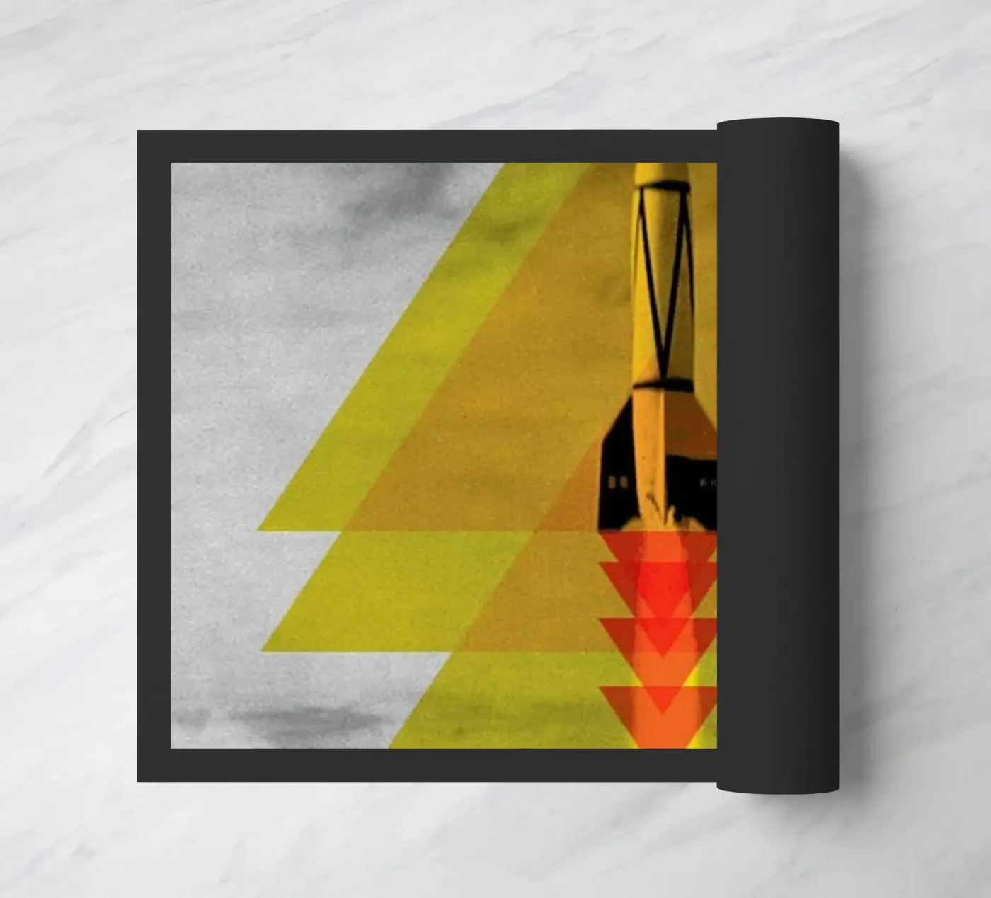 Rocket poster deurmat van Matěj Kašpar Jirásek