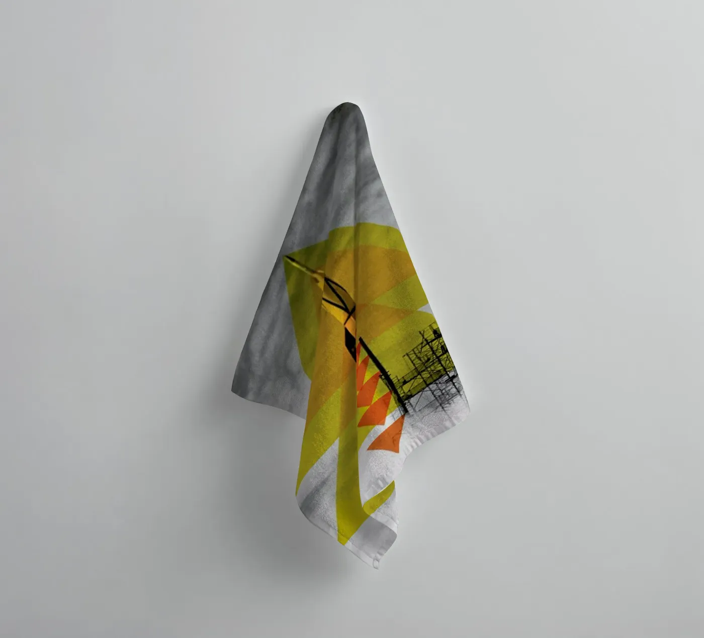 Rocket poster badhanddoek van Matěj Kašpar Jirásek