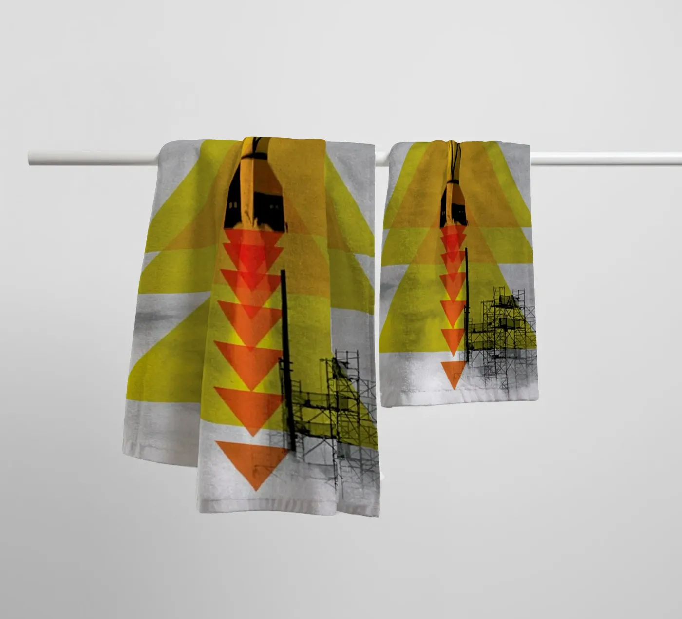 Rocket poster badhanddoek van Matěj Kašpar Jirásek