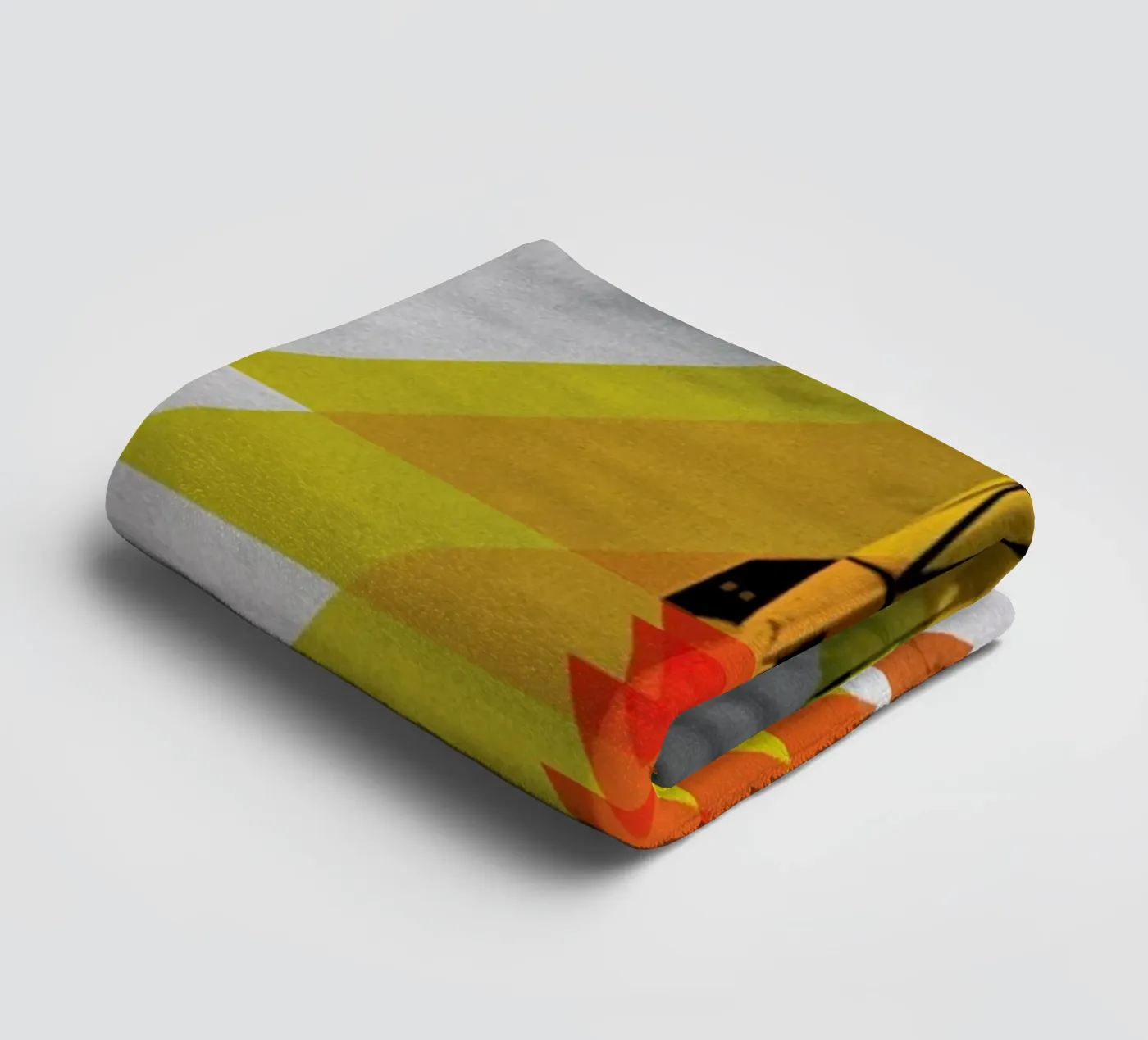 Rocket poster badhanddoek van Matěj Kašpar Jirásek