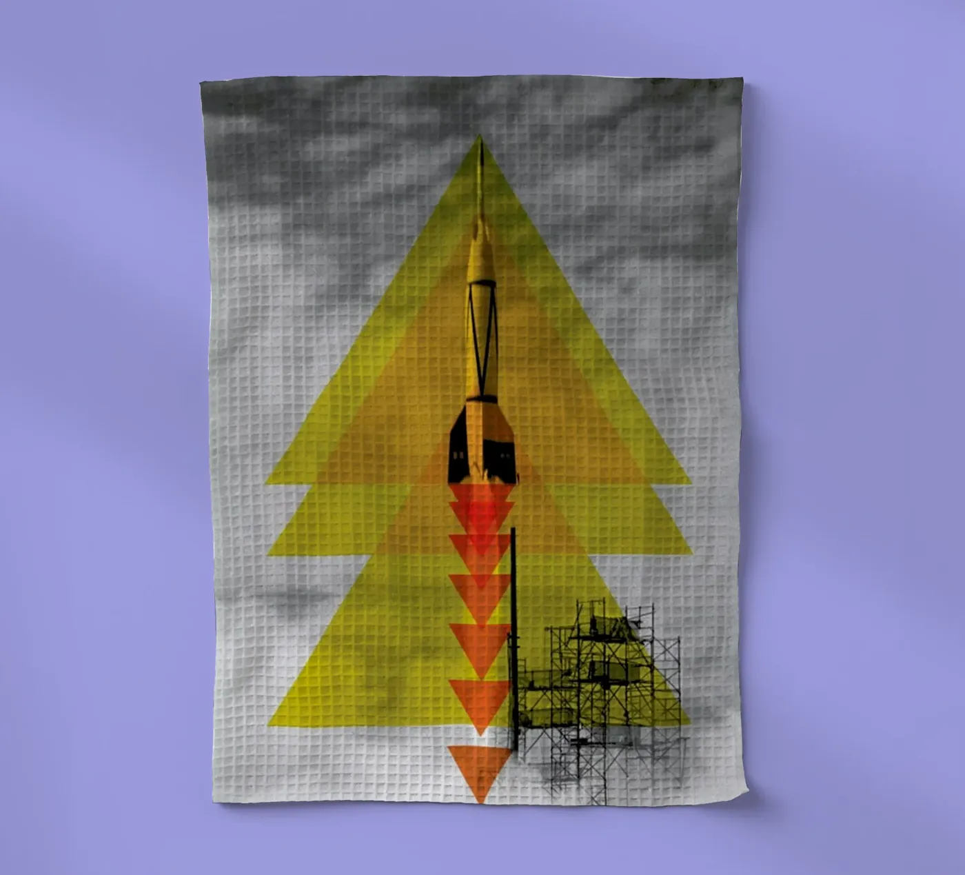 Rocket poster torchon de Matěj Kašpar Jirásek