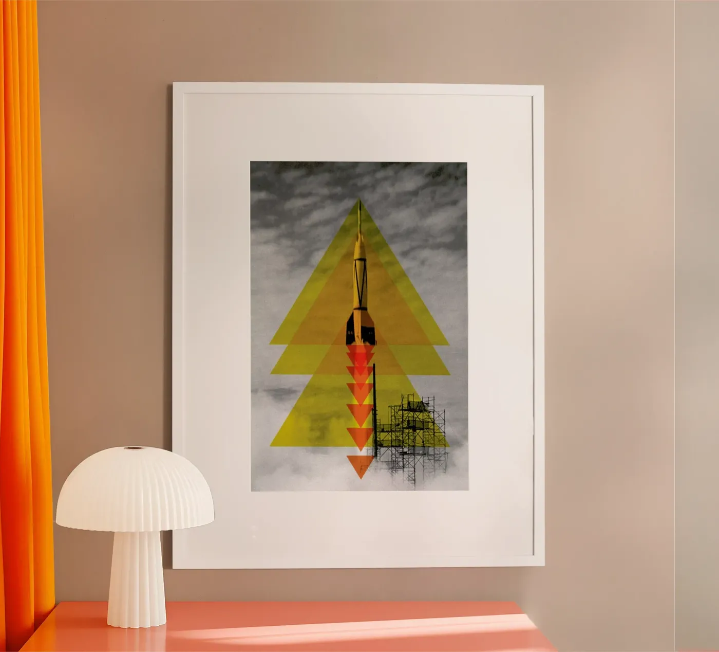 Rocket poster poster by Matěj Kašpar Jirásek