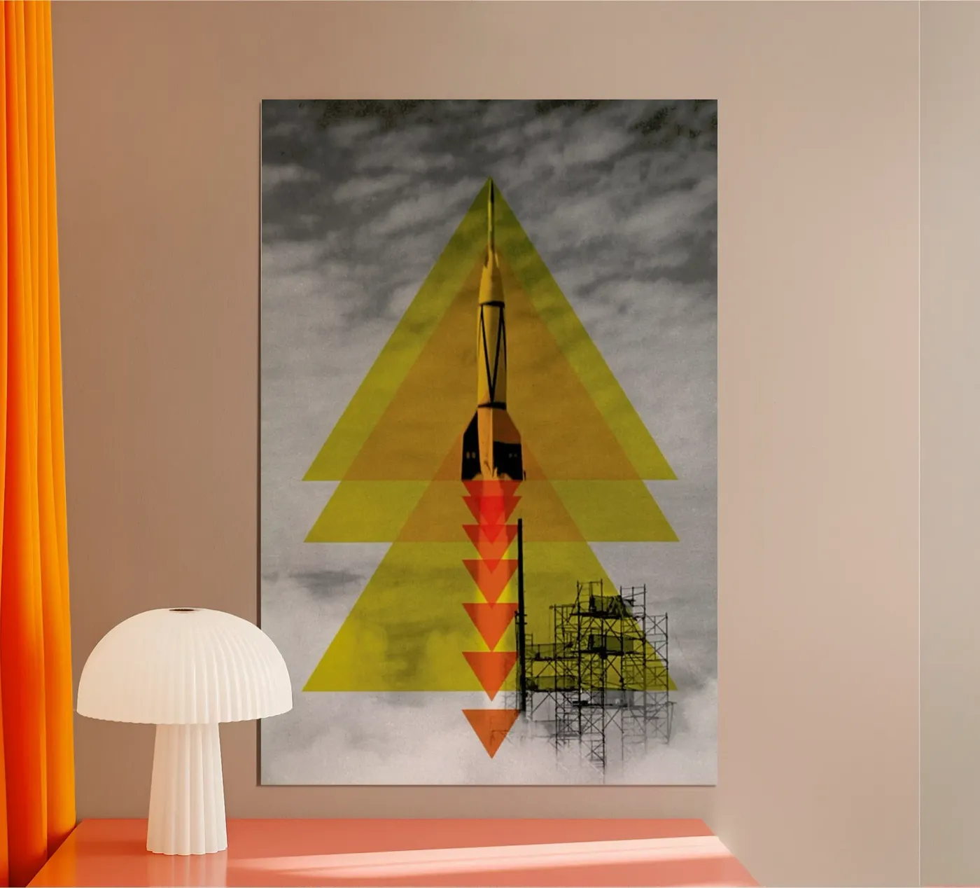 Rocket poster poster by Matěj Kašpar Jirásek