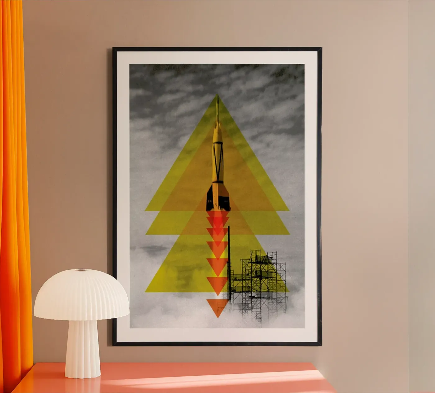 Rocket poster poster by Matěj Kašpar Jirásek
