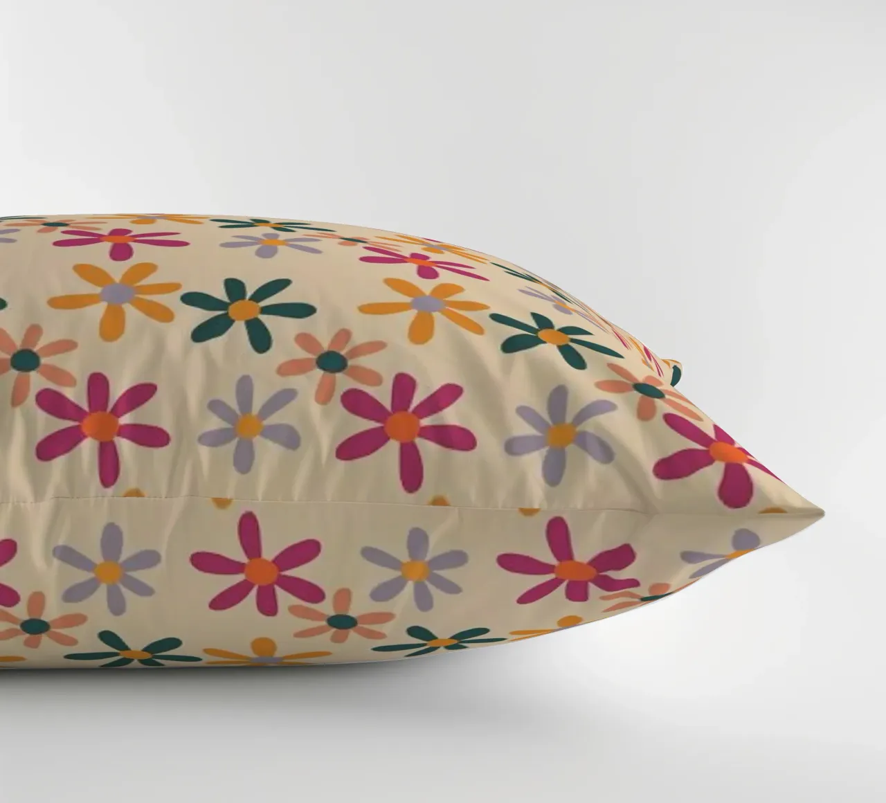 60s 70s Floral Pattern Spring Summer Warm cuscino da Vasare Nar