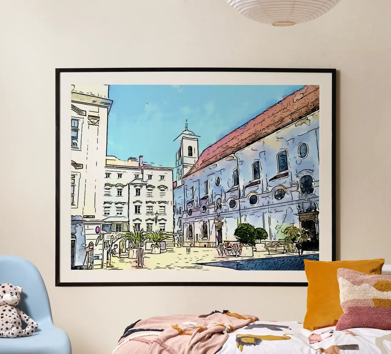 Linz, Motiv 3 carta hahnemühle da ZAMART