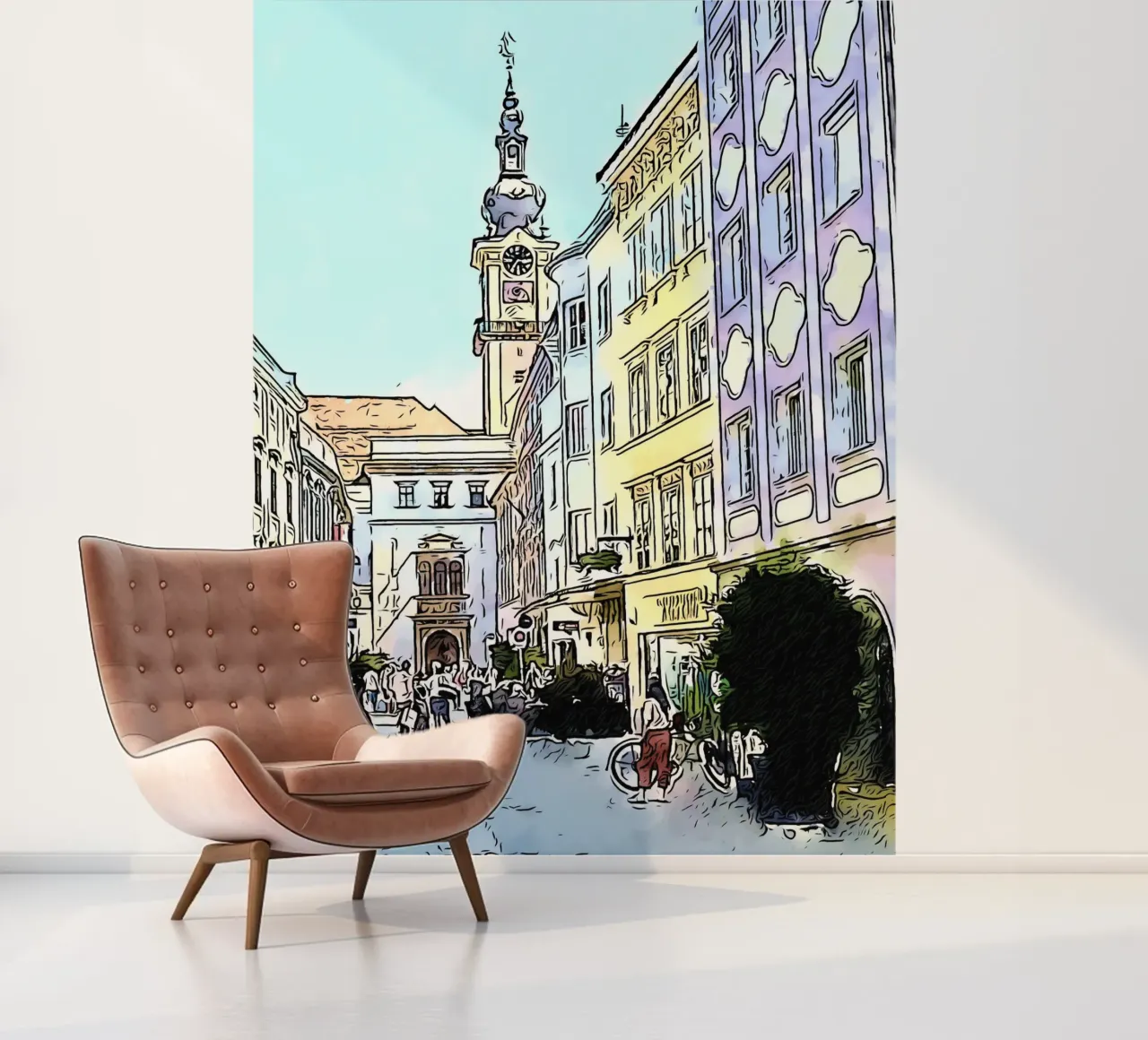 Linz, Motiv 4 papel para pared de ZAMART