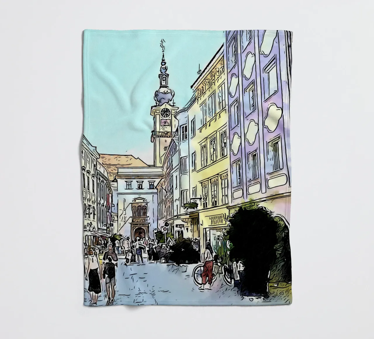 Linz, Motiv 4 coperta in pile da ZAMART