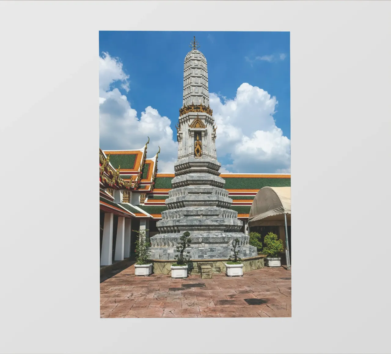 Grand Palace Pagoda pellicola backlit da Dave Hare Photography