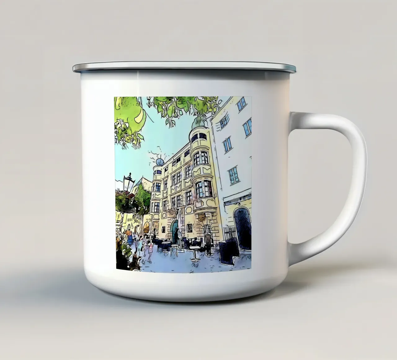 Linz, Motiv 5 tazza in smalto da ZAMART