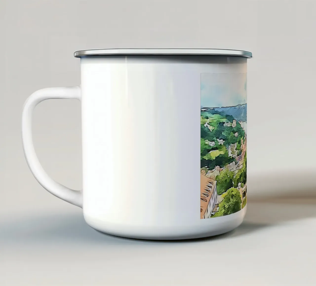 Passau, Motiv 2 tazza in smalto da ZAMART
