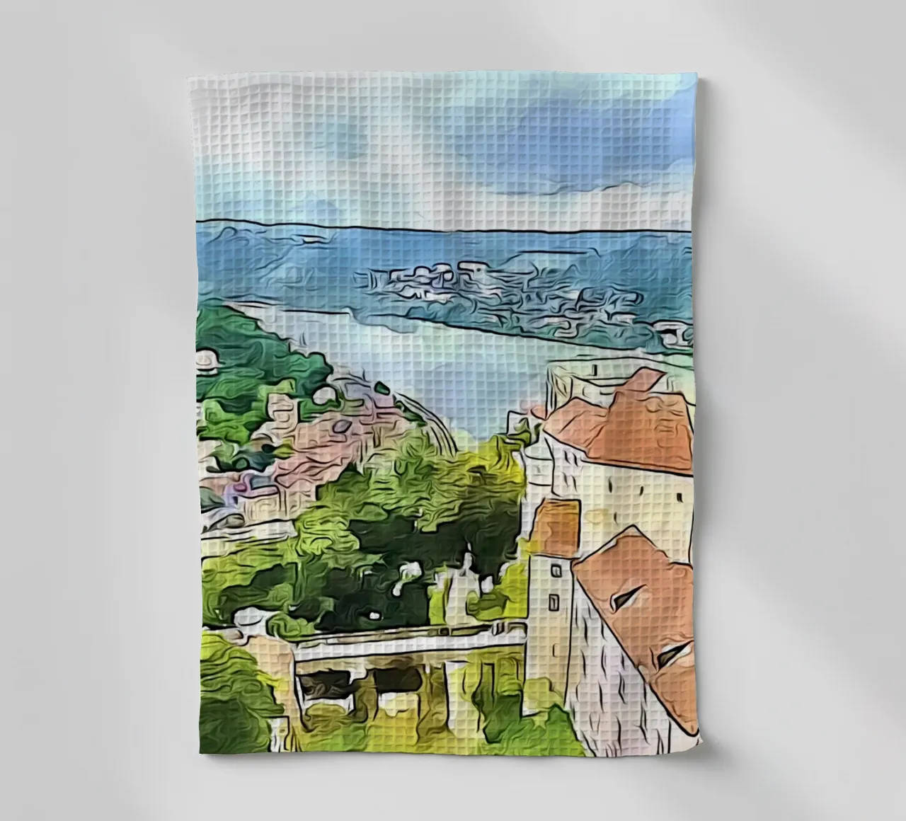 Passau, Motiv 2 canovaccio da cucina da ZAMART