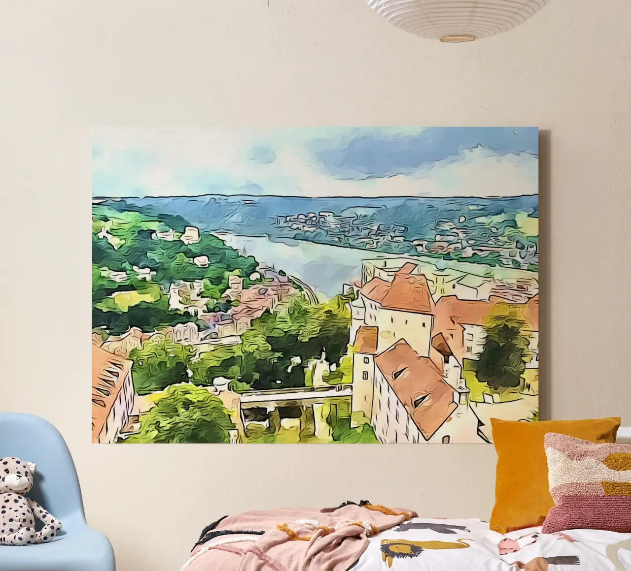 Passau, Motiv 2 tela con Cornice a cassetta da ZAMART