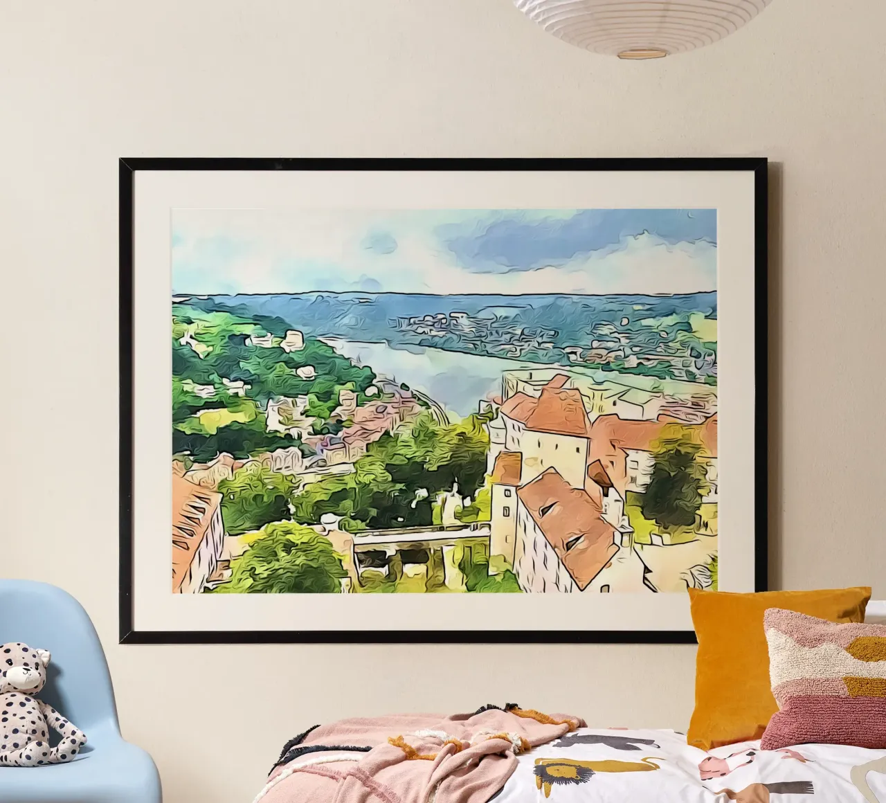 Passau, Motiv 2 poster con telaio in alluminio da ZAMART
