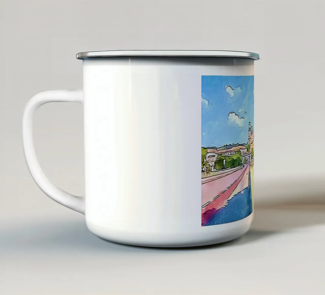 Passau, Motiv 3 tazza in smalto da ZAMART