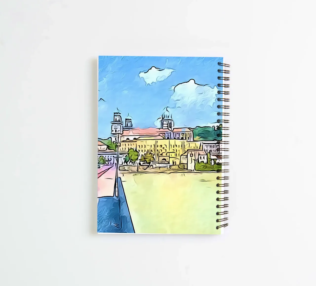 Passau, Motiv 3 spiral notebook by ZAMART