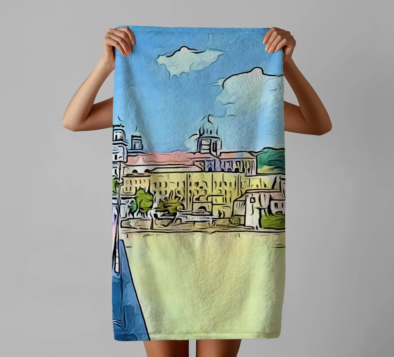 Passau, Motiv 3 towel by ZAMART