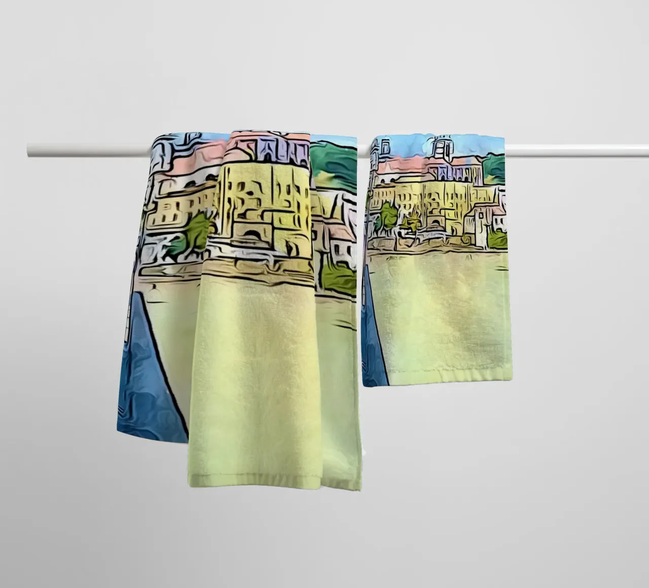 Passau, Motiv 3 towel by ZAMART