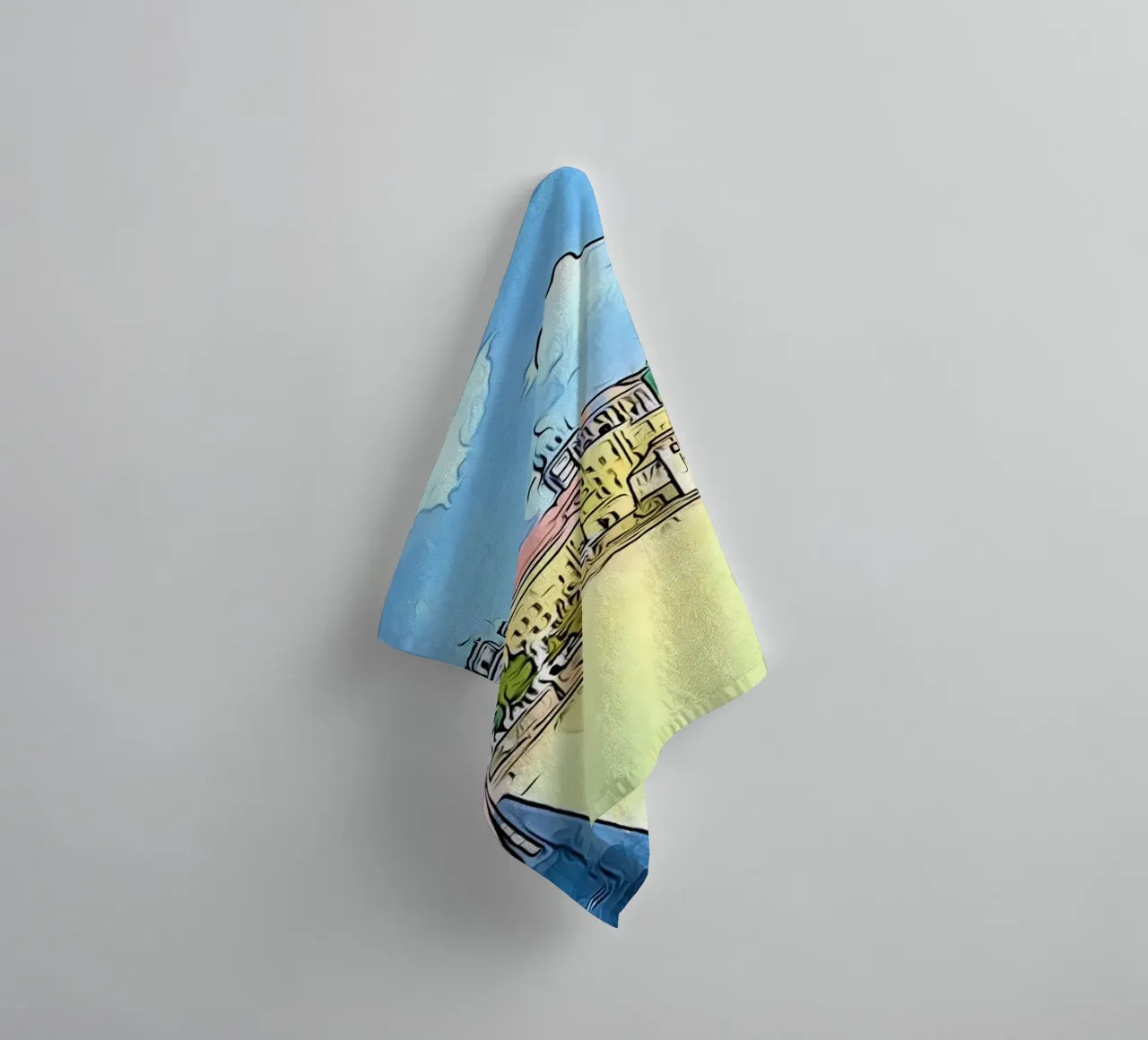 Passau, Motiv 3 towel by ZAMART