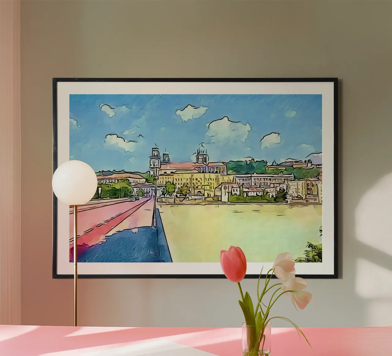 Passau, Motiv 3 carta hahnemühle da ZAMART