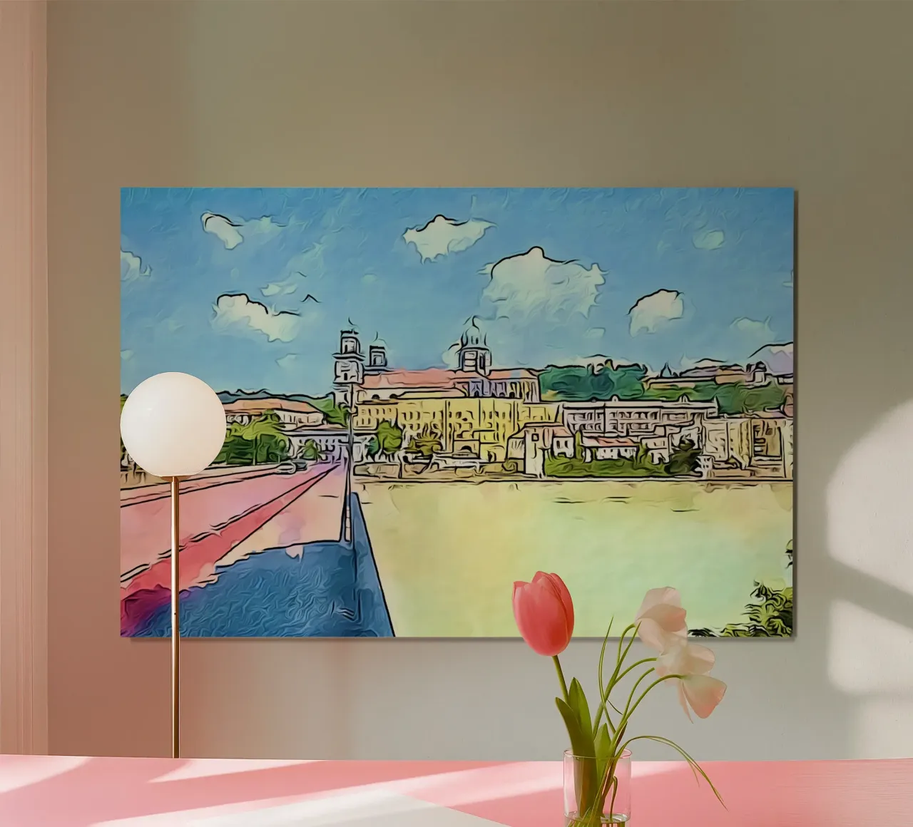Passau, Motiv 3 carta hahnemühle da ZAMART