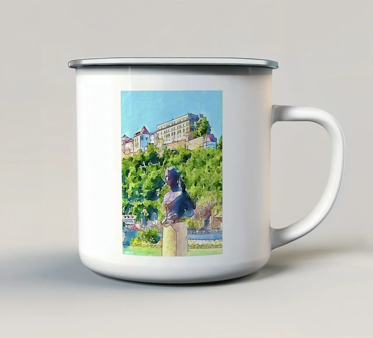 Passau, Motiv 5 tazza in smalto da ZAMART