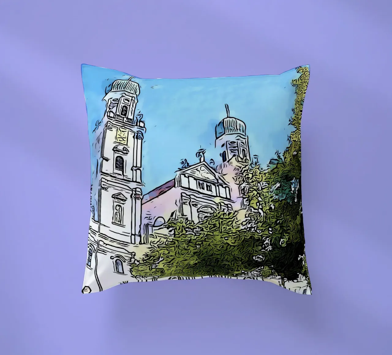 Passau, Motiv 6 cuscino da ZAMART