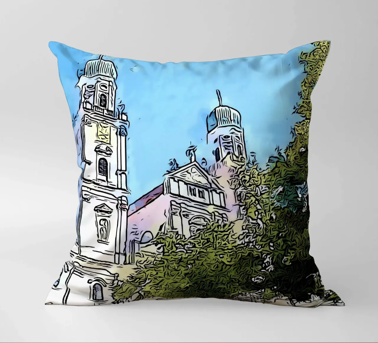 Passau, Motiv 6 cuscino da ZAMART