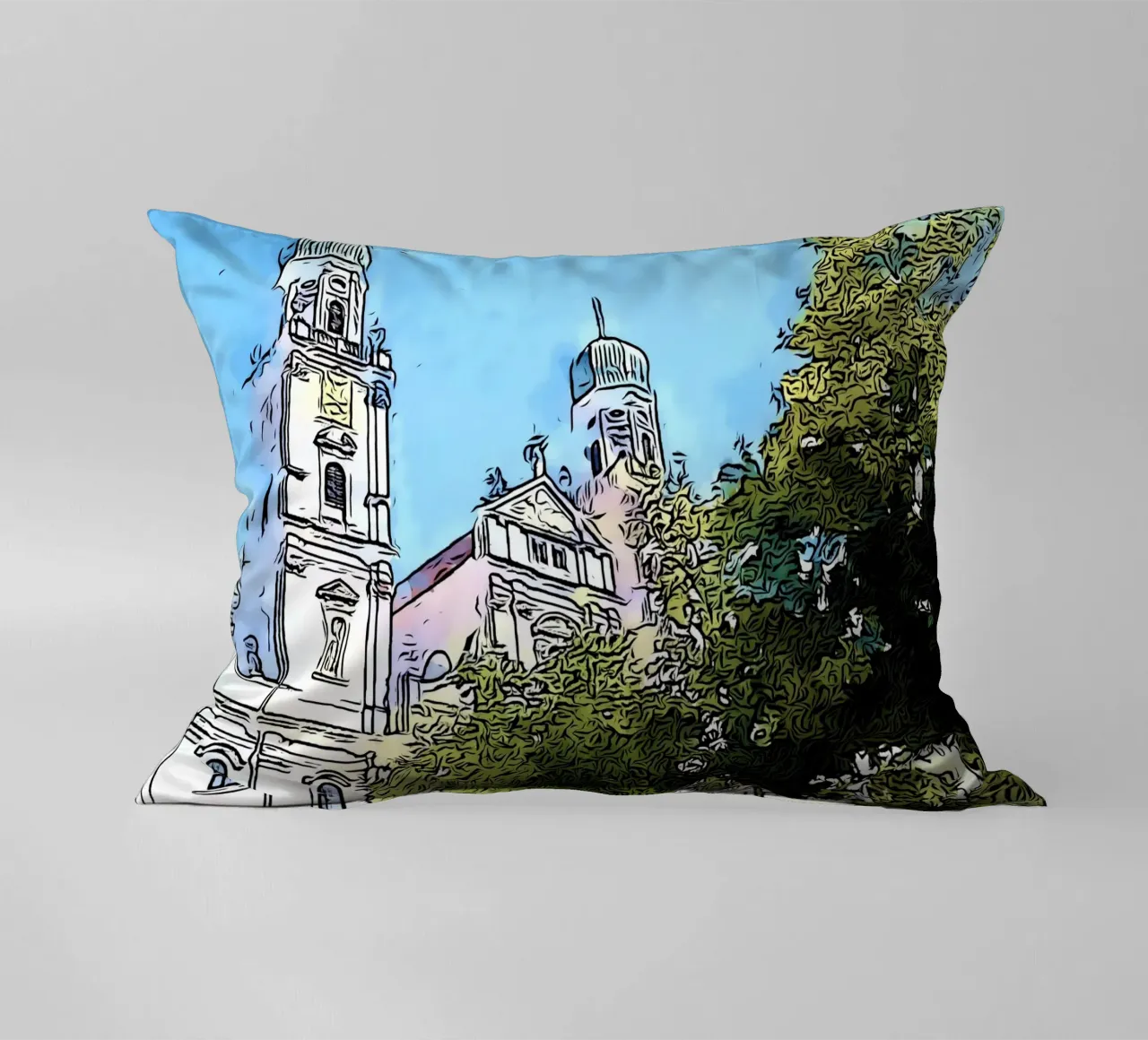 Passau, Motiv 6 cuscino da ZAMART