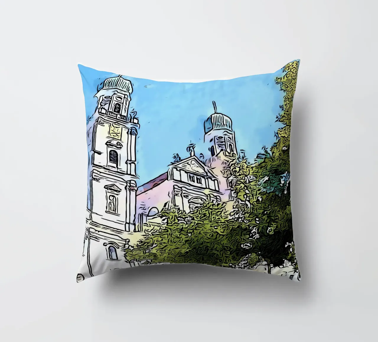 Passau, Motiv 6 cuscino da ZAMART
