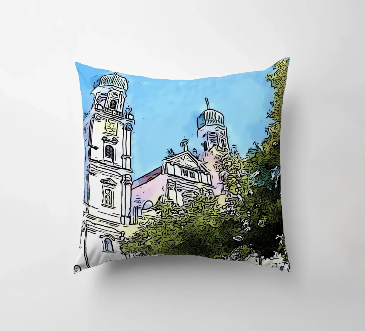 Passau, Motiv 6 cuscino da ZAMART