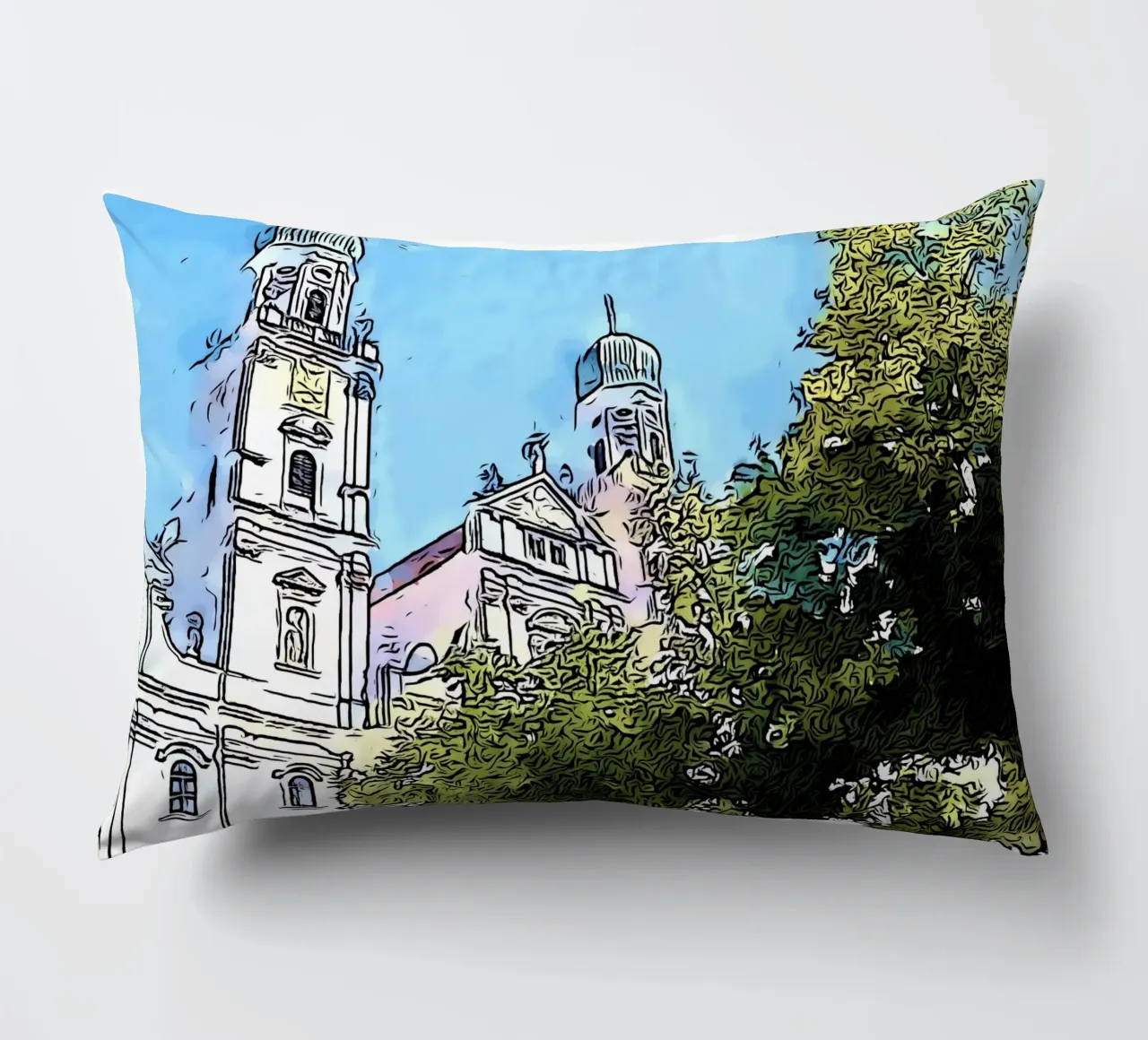 Passau, Motiv 6 cuscino da ZAMART