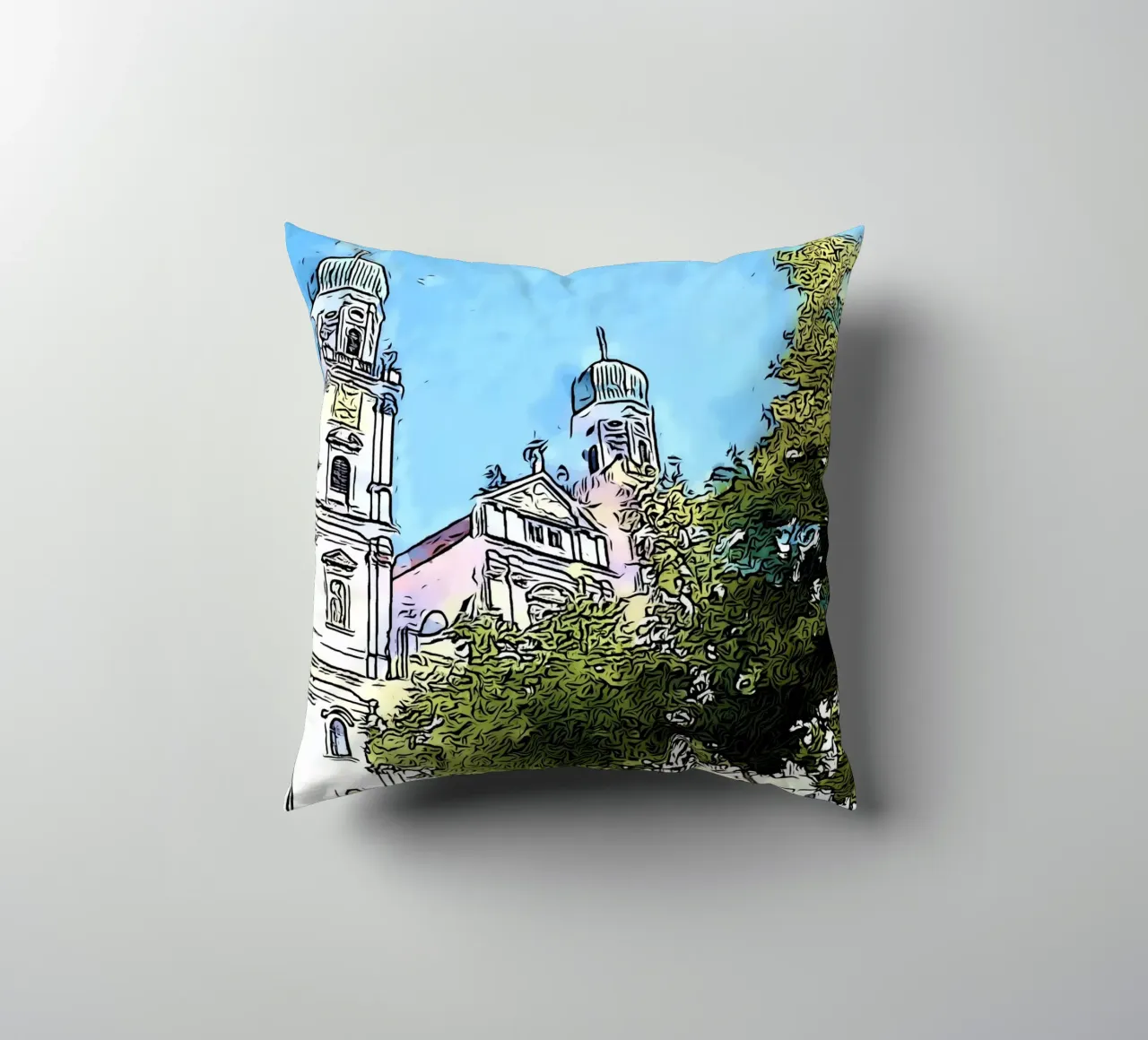 Passau, Motiv 6 cuscino da ZAMART