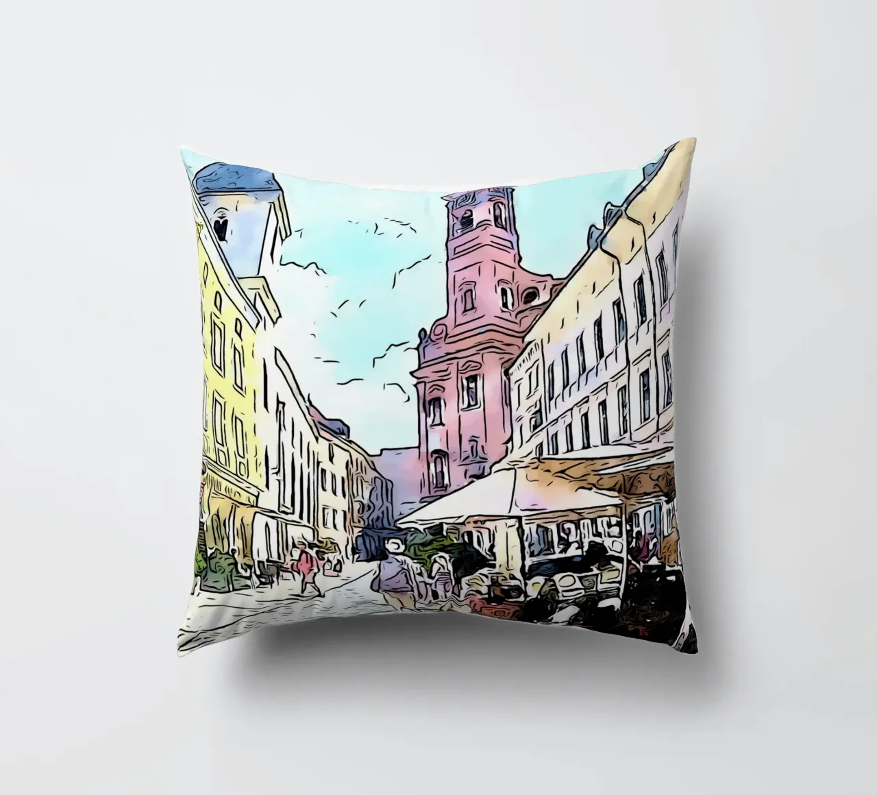 Passau, Motiv 7 cuscino da ZAMART