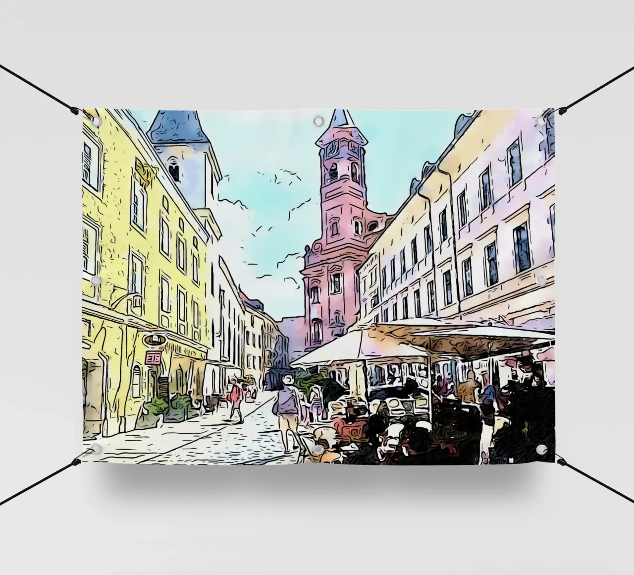 Passau, Motiv 7 telo in pvc da ZAMART