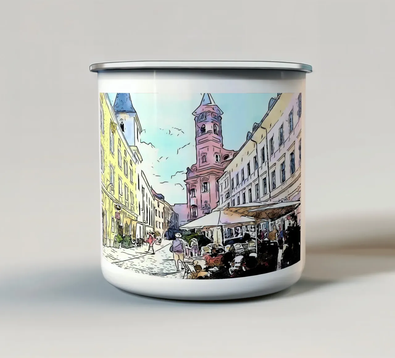 Passau, Motiv 7 tazza in smalto da ZAMART