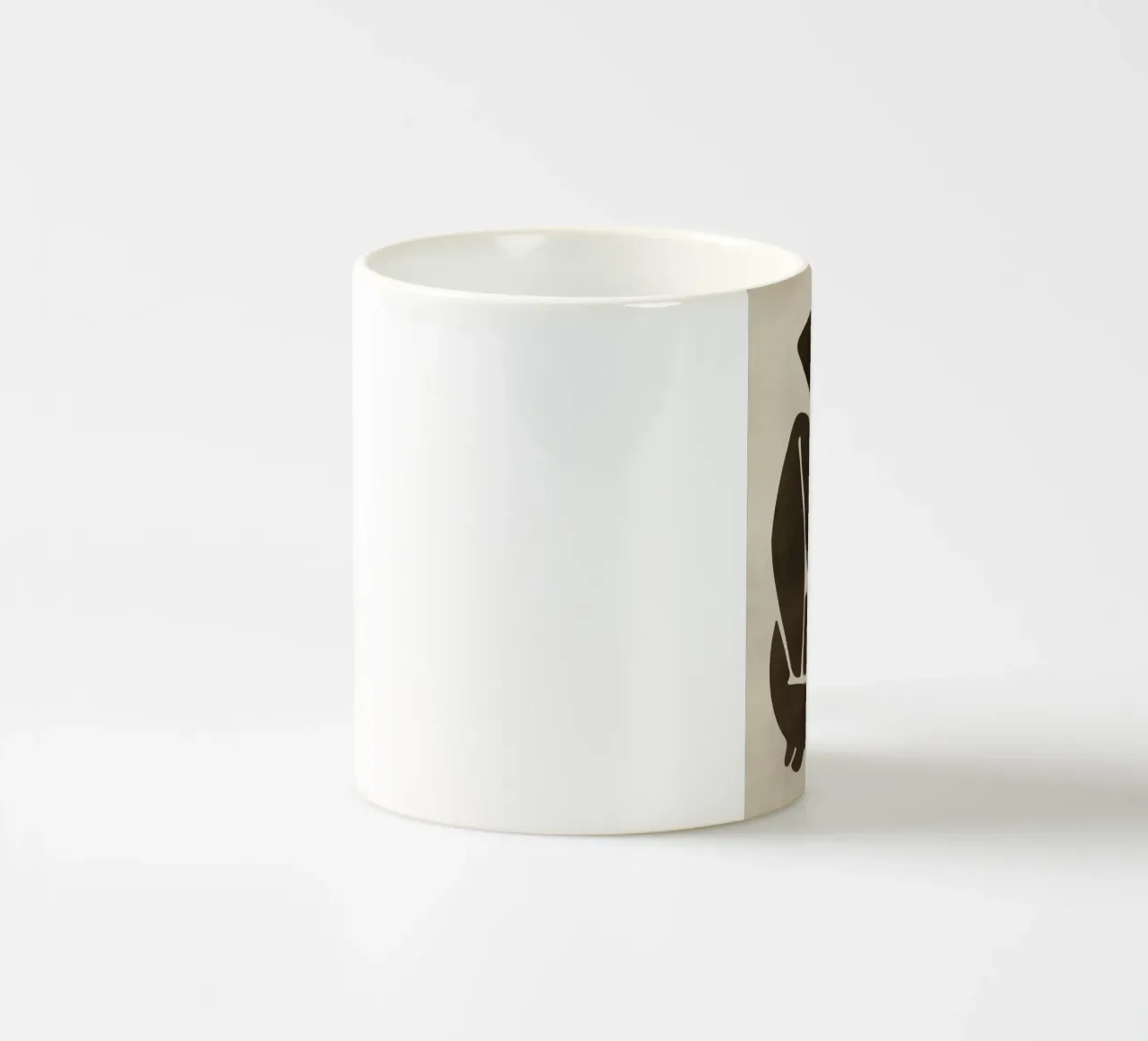 Cut out nude ceramic mug by Little Dean