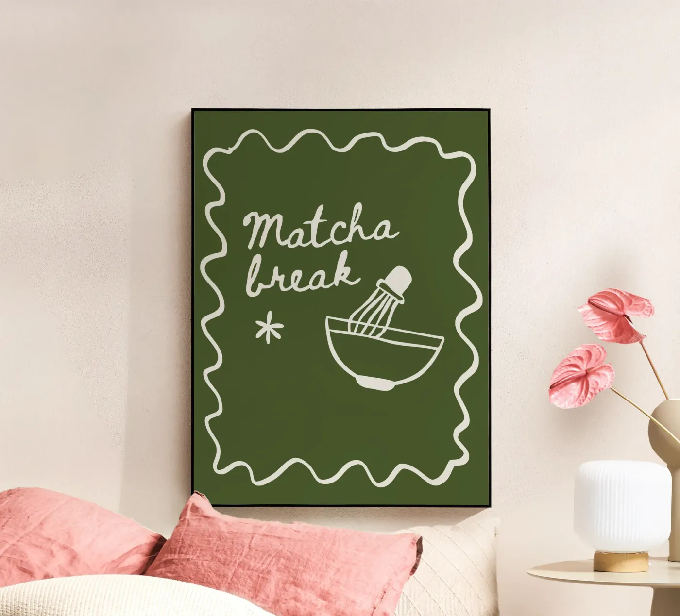 Matcha Break acryl van Dreamer10