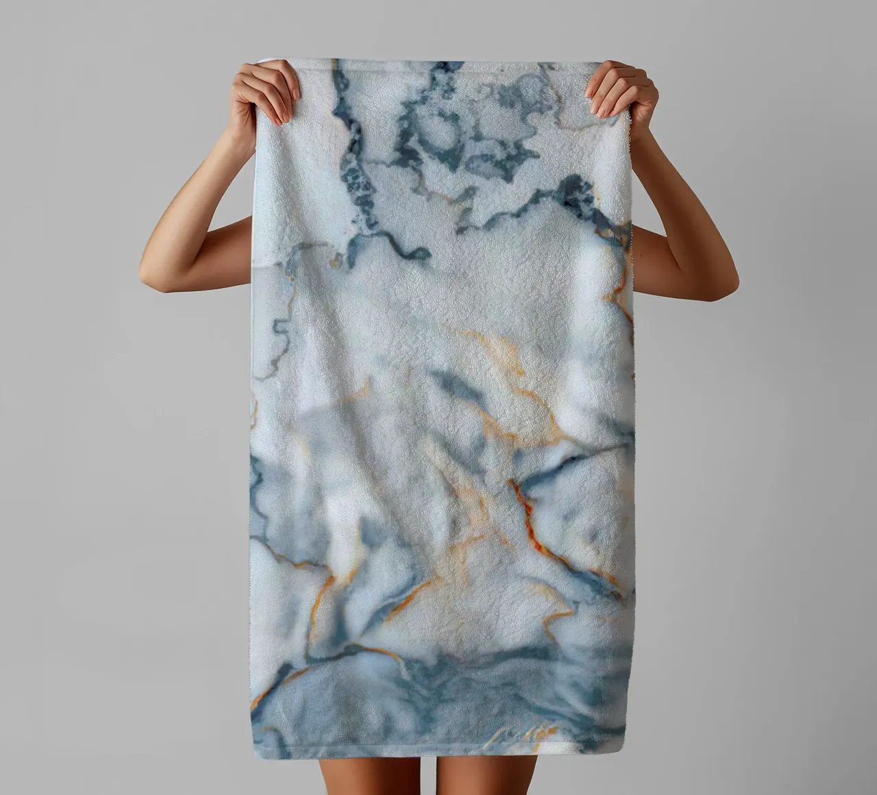 Germany Marble Map asciugamano da bagno da Octavian
