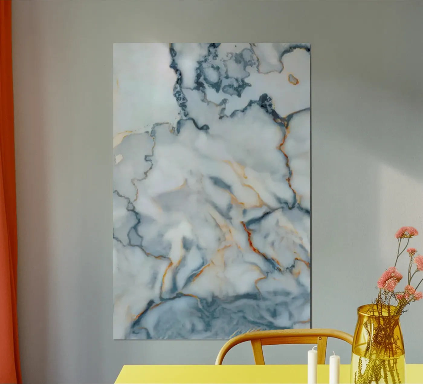 Germany Marble Map Poster von Octavian