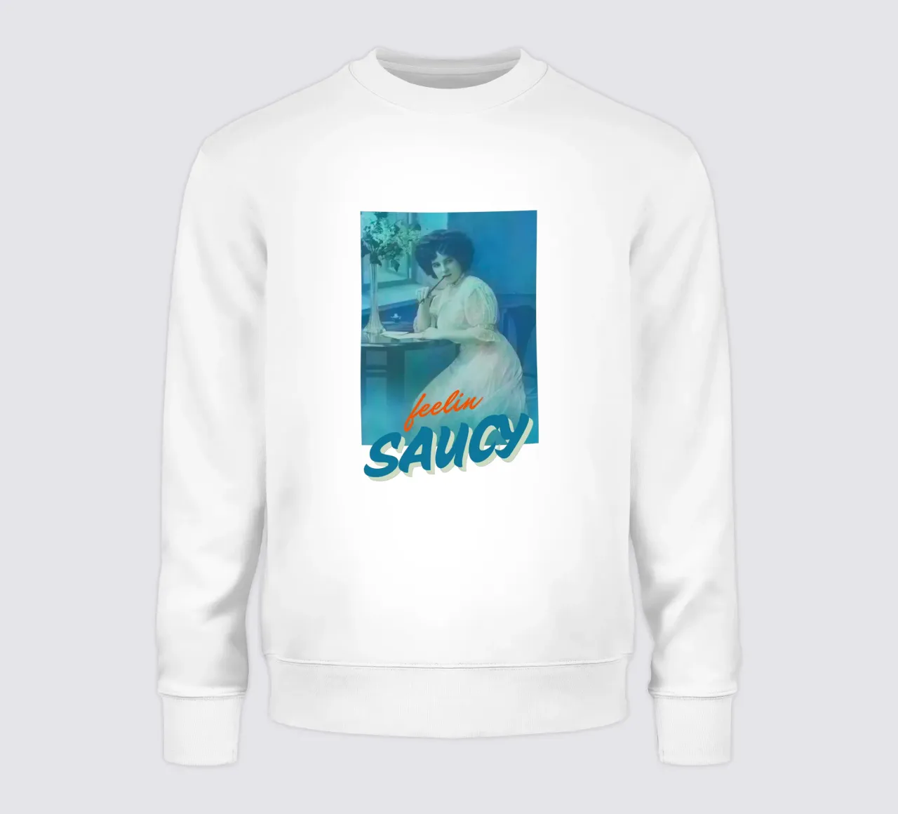 Feelin Saucy | Press Play Art Print Remix felpa da Press Play Art Prints