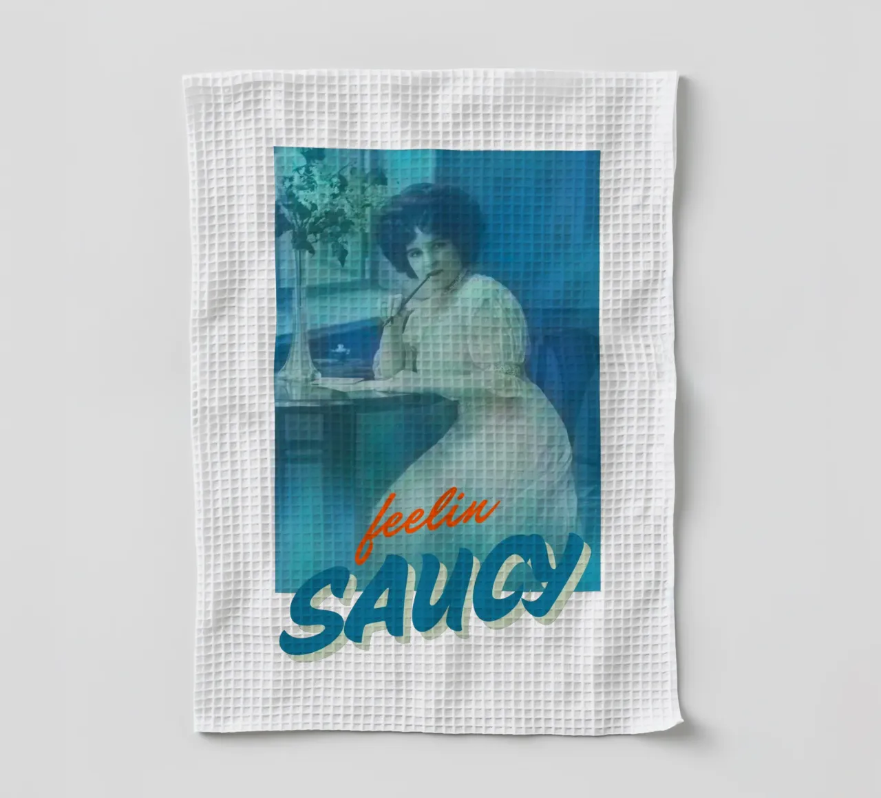 Feelin Saucy | Press Play Art Print Remix canovaccio da cucina da Press Play Art Prints